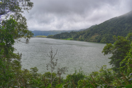 View from the head of the lake