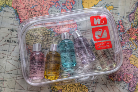 Travel pack of body washes