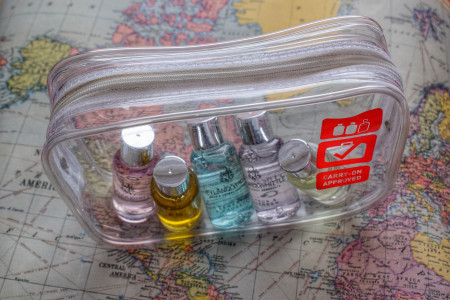 Airport liquids case of body washes
